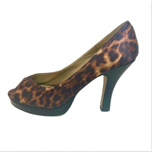 Madden Girl Loveit Cheetah Y2K High Heel Pumps, Mobwife Aesthetic, Size 8 - Picture 1 of 10